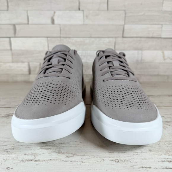 Cole Haan Men's 8M GrandPrø Rally Laser Cut Nubuck Sneakers Ironstone Gray NEW - Picture 3 of 11